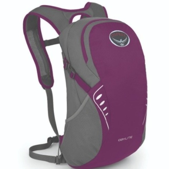 OSPREY Handbags - Osprey Unisex Daylite Backpack Purple Gray Hiking Travel School Carry On Bag